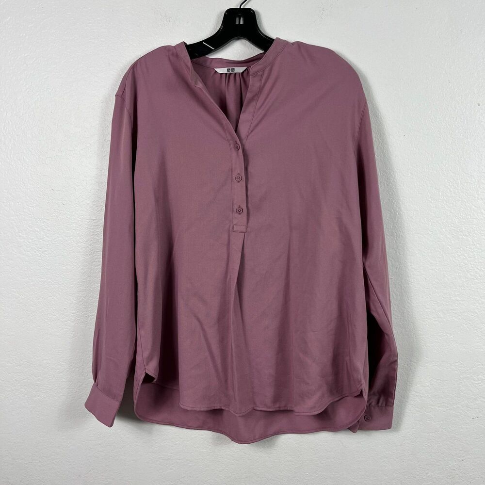 Uniqlo Muave Pink Blouse size Medium